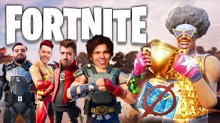 GANO UN TORNEO DE FORTNITE DE STREAMERS SIN CONSTRUIR [upl. by Lozar]