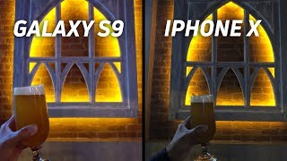 Samsung Galaxy S9 vs iPhone X Camera Shootout [upl. by Valerle213]