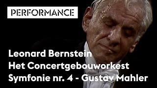 Gustav Mahler Symfonie nr4 Leonard Bernstein amp Concertgebouworkest 1987  Holland Festival Parels [upl. by Kaycee]