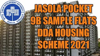 Jasola Sample Flats  Pocket 9B Sample flat Site Tour  DDA Housing Scheme 2021 [upl. by Marchese]