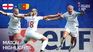 England v Cameroon  FIFA Women’s World Cup France 2019  Match Highlights [upl. by Ahsatsana356]