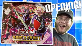 EPIC LUCK YuGiOh Kings Court Booster Box Opening [upl. by Bonnee]