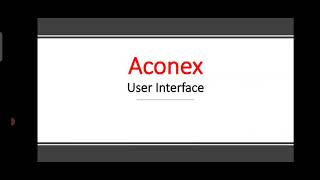 0103  Aconex 03  UI User Interface [upl. by Ahsiym]