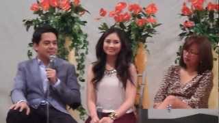 Sarah Geronimo and John Lloyd Cruz quotIt Takes a Man and a Womanquot Presscon [upl. by Supmart]