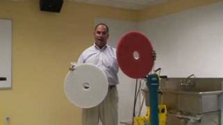 Floor Maintainers Part 1 Explaining the Spray Buffing Process [upl. by Velick]