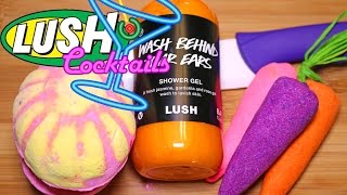 LUSH EASTER COCKTAIL Bath Bomb Bubble Bar Shower Gel OH MY [upl. by Enelad]