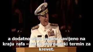 Ako zelite da promenite svet  Admiral McRaven govor na UT [upl. by Xantha891]