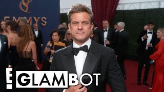 Joshua Jackson 2024 Emmys E Glambot [upl. by Nereen]