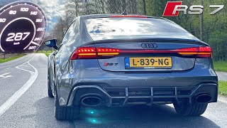 AUDI RS7 C8 OPF DELETE  0100 100200 200250 POV amp BRUTAL SOUND [upl. by Enilra]