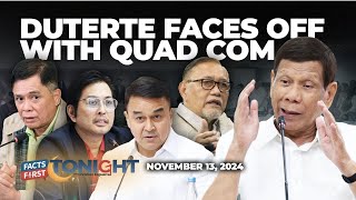 Duterte humarap na sa Quad Committee [upl. by Alysia355]