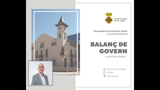 Balanç de Govern 1 any de mandat [upl. by Ajiram241]