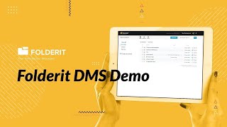 Document Management System Software Demo  Tutorial  Overview FOLDERIT [upl. by Derna]