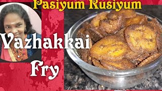 Vazhaikai Fry Recipe in Tamil  vazhaikai recipesin Tamil [upl. by Artemisa]