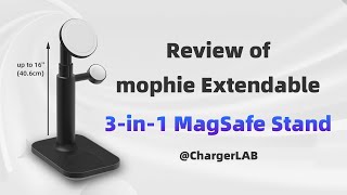 Review of mophie 3in1 Extendable MagSafe Charging Stand [upl. by Pich99]