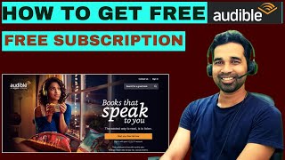 How To Get Amazon Audible For Free  Audible Free Membership  How to get audible for free [upl. by Prichard]