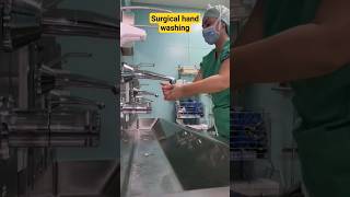 كيفية غسل اليدين الجراحي surgical hand washing تعلم تمريض ممرضجامعي محمدقاسم كنناجحا عملية [upl. by Nahttam]