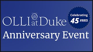 45 Years of OLLI at Duke  Celebration Event  May 31 2023 [upl. by Illehs358]