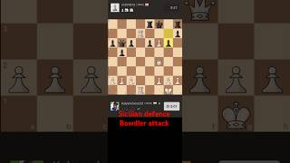 Bowdler attack Sicilian defence chess gaming chessmate chesspuzzle chesstactics [upl. by Asum689]