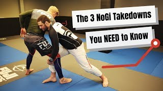 3 NoGi Takedowns You Need to Know  With Olympic Silver Medalist Travis Stevens [upl. by Ahsitniuq]