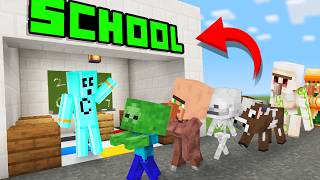 I Opened a School in Minecraft [upl. by Lorelle]