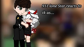 911lone star reacts to tk and Carlos as Jesus and Arron TWD🧟💀💗 [upl. by Bear]