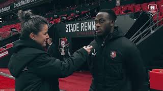 🎙 J13 I Stade Rennais FC  StEtienne  la réaction dArnaud Kalimuendo au micro de Melanie Durot [upl. by Nwaf]