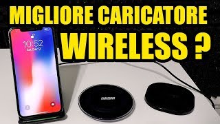 Migliore CARICATORE WIRELESS per IPHONE X – Anker Samsung Seneo Recensione Italiano [upl. by Rosella]