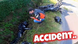 IL SE CRASH VIOLEMMENT ET NE BOUGE PLUS 😱 Un motard appelle les secours Compilations 2023 [upl. by Ecilef457]