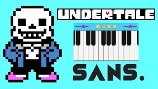 sans  Undertale Piano Cover [upl. by Evette964]