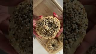 Sourdough Everything Bagels sourdoughbaking bread sourdough [upl. by Dorry]