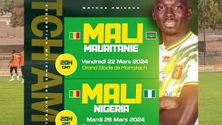 Mali vs Mauritanie et Mali vs Nigeria Fenêtre FIFA de mars 2024 [upl. by Norabal]