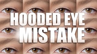 5 MOST COMMON MISTAKES PEOPLE MAKE WITH HOODED EYES [upl. by Nesbitt]