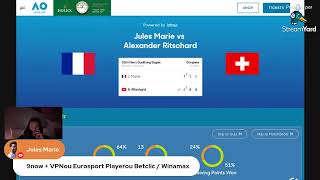 Live 2e Tour Qualifs Open dAustralie 2024  Jules Marie VS Alexander Ritschard [upl. by Holder]