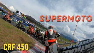 CARRERA EN SUPERMOTO HONDA CRF450  Valida Nacional de Motovelocidad Chachagüi Nariño  JhonF 231 [upl. by Htebaras]