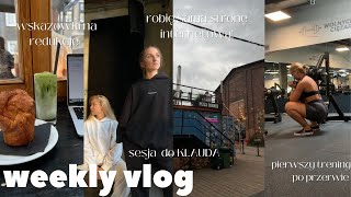 WEKLY VLOG  tworzę stronę internetową  trening po przerwie amp moje wskazówki na redukcje [upl. by Raimund615]