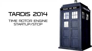 TARDIS  Series 8  Time Rotor Engine StartupStop [upl. by Wennerholn75]