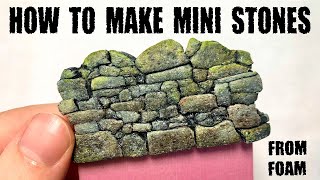 Make and Paint Realistic Stones From Styrofoam [upl. by Cowley223]