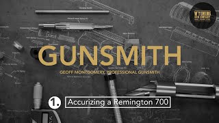 How to Build a Precision Hunting rifle  Blueprinting a Remington 700 Receiver  Gunsmithing [upl. by Aelahc]