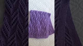 Baby Blanket Knitting Pattern  StepbyStep Pattern  Preview  Vitalina [upl. by Magan]