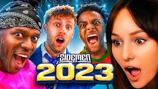 Freya Reacts to THE GREATEST SIDEMEN MOMENTS 2023 [upl. by Gnok310]