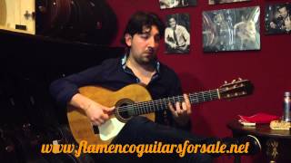 Antonio Rey plays the Domingo Esteso 1933 flamenco guitar for sale [upl. by Eido]