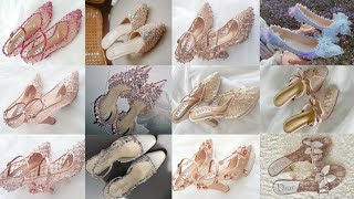 2024 Latest amp Unique Very Beautiful😍👠Bridal Type Juti Sandals CollectionNew Design Sandals Design [upl. by Nylekcaj]