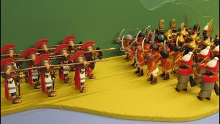 Spartiates VS Perses  la bataille des Thermopyles Stop motion Playmobil [upl. by Lejeune]