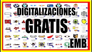 DIGITALIZACIONES GRATIS  PONCHADOS GRATIS  PICAJES GRATIS  EMBROIDERY DIGITIZING FREE MATRIZES [upl. by Yesak158]