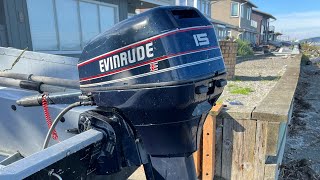 How fast is an Evinrude 15hp 2stroke GPS run [upl. by Letsyrk]