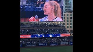 Makayla Padres Anthem Petco Park 2019 [upl. by Lezned]