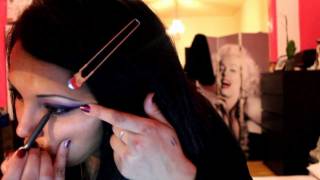 Make up tutorial  Purple Smokey eye [upl. by Court]