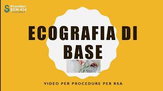 ECOGRAFIA DI BASE ECOGRAFIA SEZIONE TRASVERSALE GHIANDOLA TIROIDEA [upl. by Latrena]