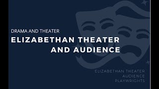 ELIZABETHAN THEATER AND AUDIENCE ELIZABETHAN PLAYWRIGHTS TAMIL ENGLISH LITERATURE [upl. by Annovoj506]