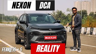 Tata Nexon Fearless  S DCT Automatic Drive Review  Should you buy over AMT [upl. by Ydisahc]